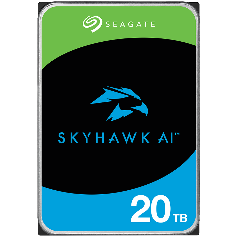 Seagate Surveillance Video Optimized AI Skyhawk 20TB HDD SATA 6Gb/s 512MB cache, ST20000VE003