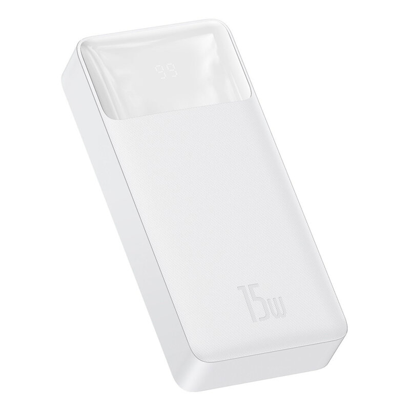 Baseus POWER BANK Bipow, 20000mAh, 15W, 2 x USB; 1 x USB Type-C, digital display pt., PPBD050102 - imagine 2