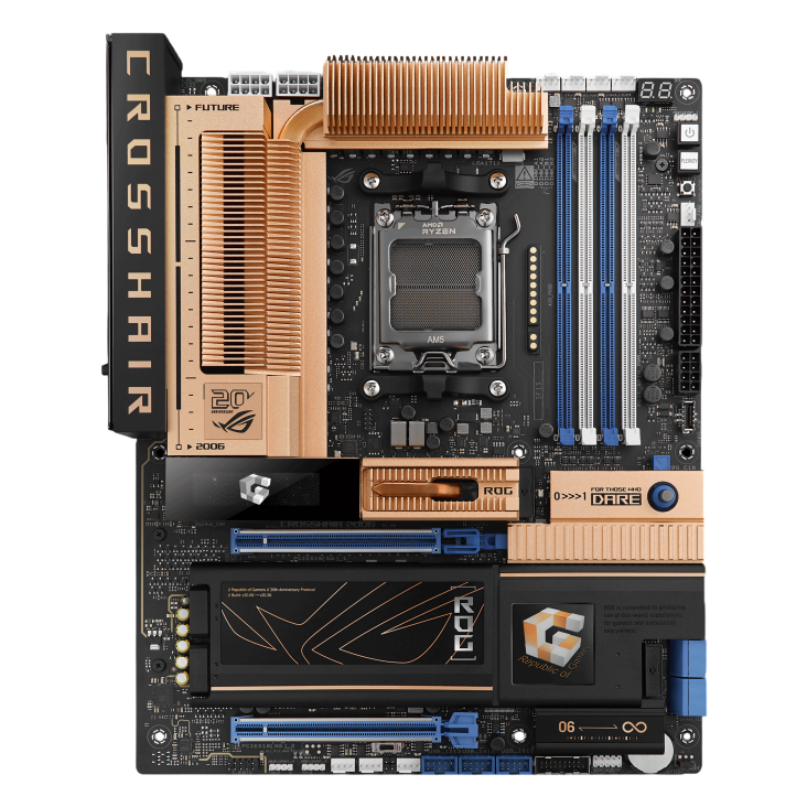 Asus Placa de baza, AM5, DDR5, ATX, Negru, 90MB1PP0-M0EAY0, ROG CROSSHAIR 2006
