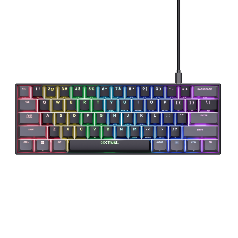 TRUST Tastatura Mecanica Gaming GXT 867 Acira, USB, negru, TR-24882 - imagine 2