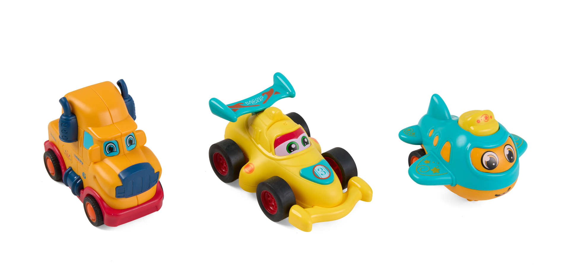 MomKi SET 3 VEHICULE ACTIONATE PRIN INERTIE, DIVERSE MODELE SI CULORI, MOMKI899-17E - imagine 5