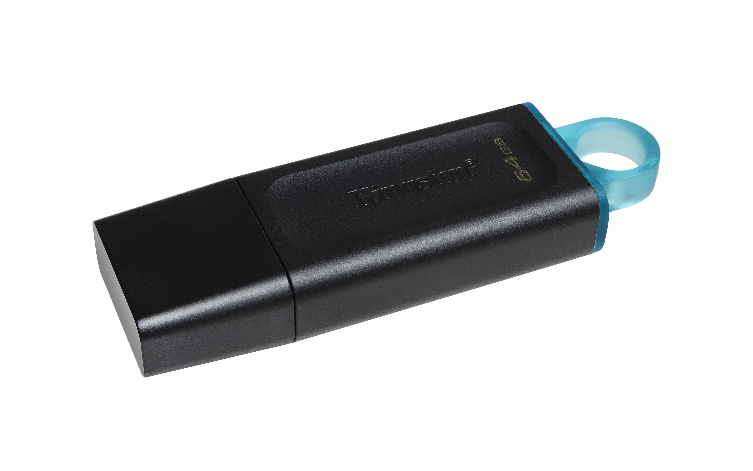 Kingston MEMORIE USB 3.2 64 GB, cu capac, carcasa plastic, negru, DTX/64GB