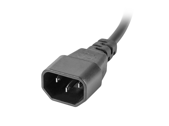 Lanberg Unitate alimentare PDU 19", 8 prize ng, PDU-04E04I-0200-IEC-BK - imagine 4