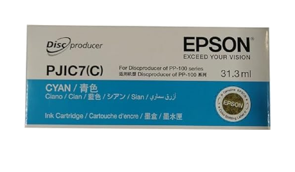 Epson Cartus Cerneala Original Cyan, S020447 pentru PP 100 Series|PP 50, 31.3ml, C13S020688