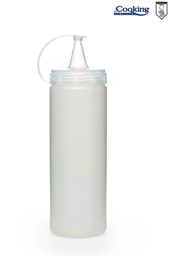 HEINNER STICLA DISPENSER PENTRU SOSURI 500 ML,TRANSPARENT, CHEF LINE, COOKING BY, HR-GMP-0500T