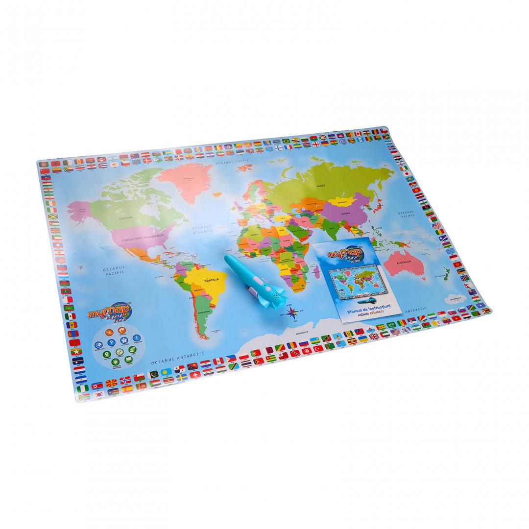 MomKi HARTA LUMII BILINGVA, RO/EN CU CREION INTERACTIV, ZN0008