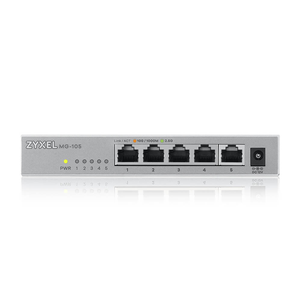 ZyXel SWITCH XMG105 5 PORT 2.5G 1 SPF+, XMG-105-ZZ0101F