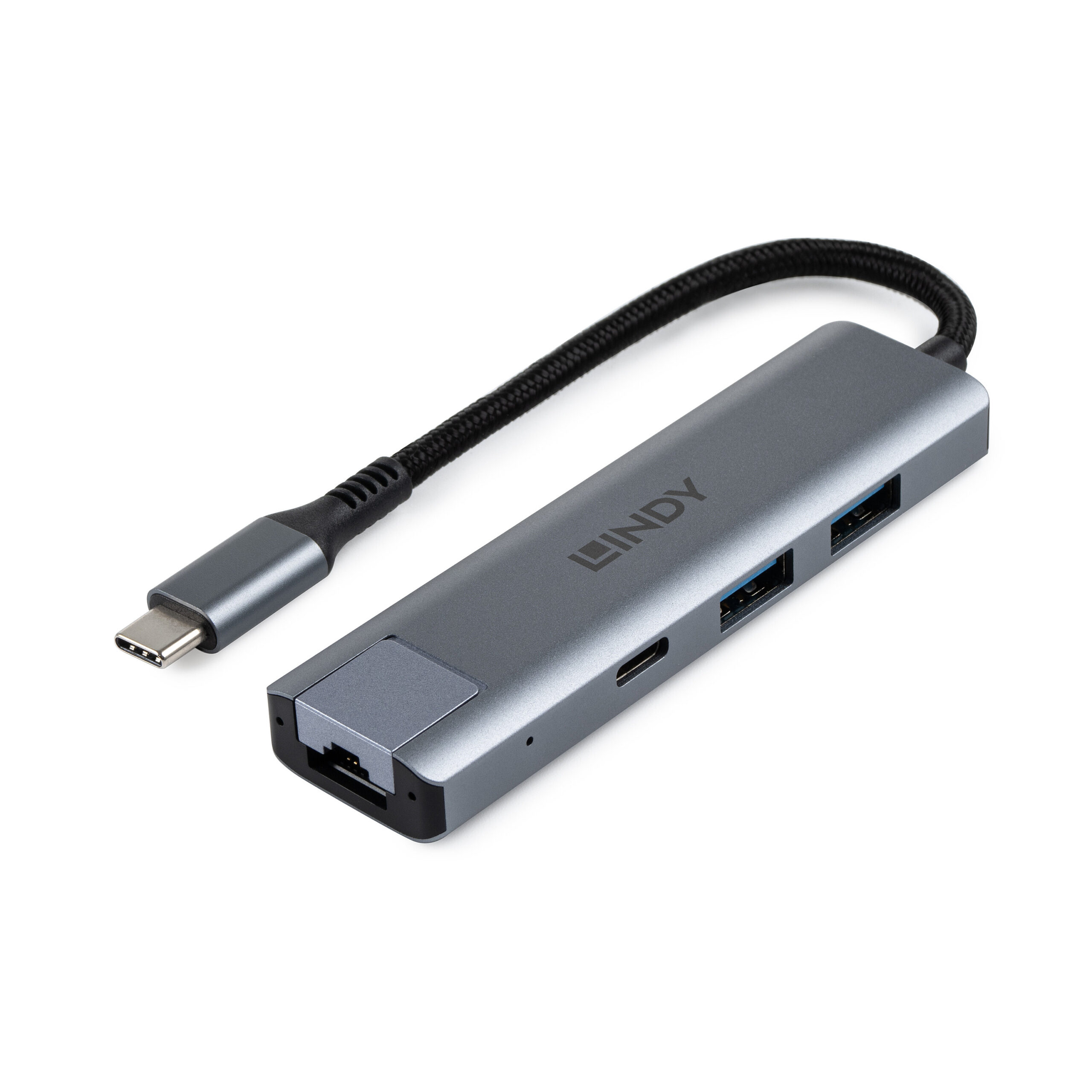 Lindy DOCKING Station USB3.2 Gigabit Ethernet, gri, LY-43422