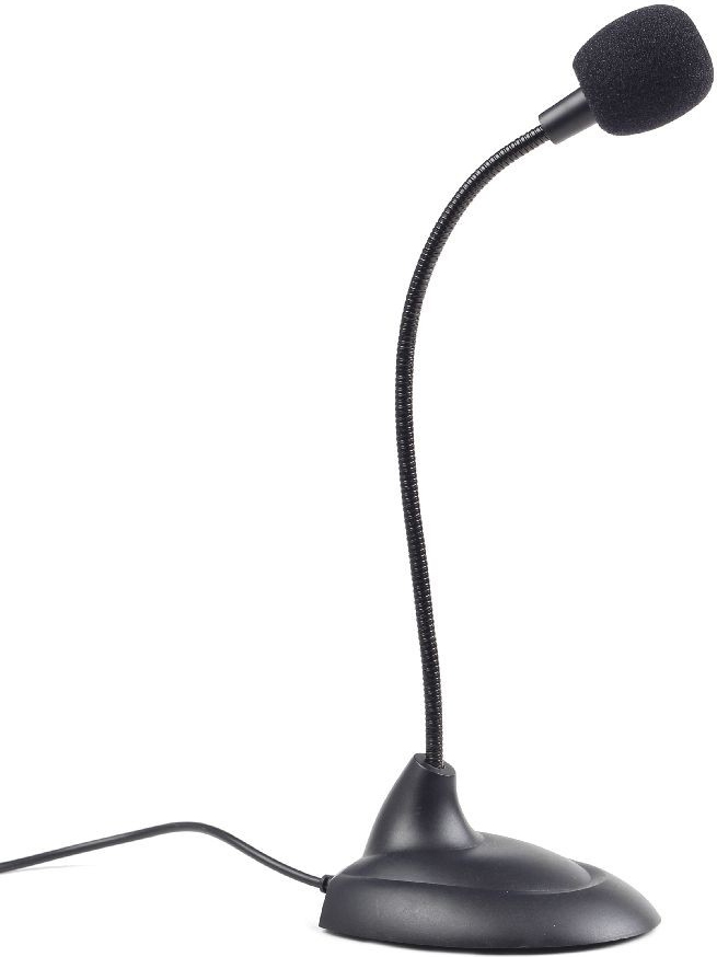 Gembird MICROFON, suport tip "picior", conector Jack 3.5 mm, negru, MIC-205