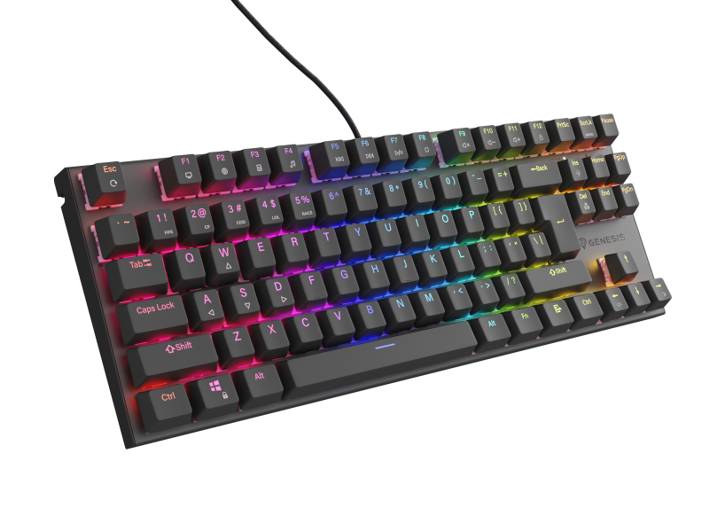 GENESIS Tastatura Mecanica Gaming Thor 303 TKL, RGB, USB, negru, NKG-1881