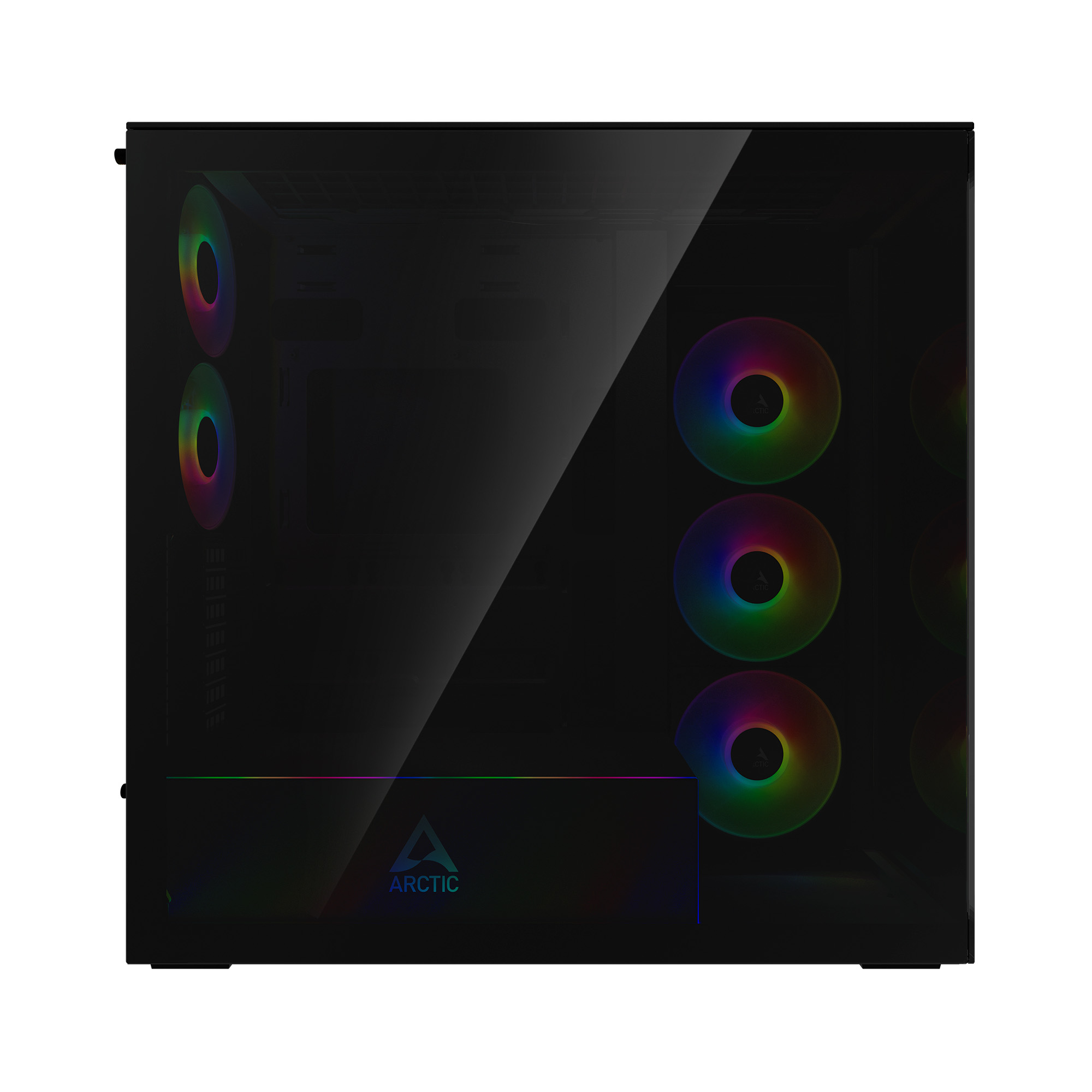 Arctic CARCASA Xtender, mid tower, max 8xfan, 3xP14 ProR ARGB si 2xP12Pro ARGB, ACPCC00015A - imagine 6