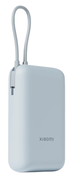 Xiaomi Baterie externa Power Bank 10000mAh 22.5W cu cablu integrat Type-C Cable Ice Blue, BHR9073GL