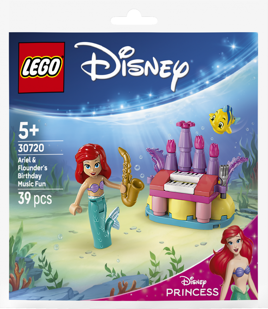 LEGO DISTRACTIE MUZICALA CU FLOUNDER DE ZIUA DE NASTERE A LUI ARIEL, LEGO30720