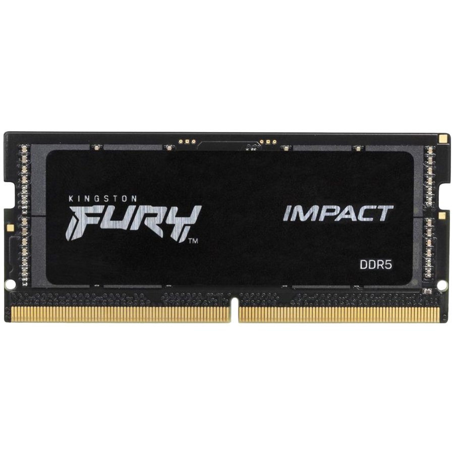 Kingston Memorie laptop Fury Impact, 32GB, DDR5-5600MHz, CL40, Dual Channel, KF556S40IBK2-32