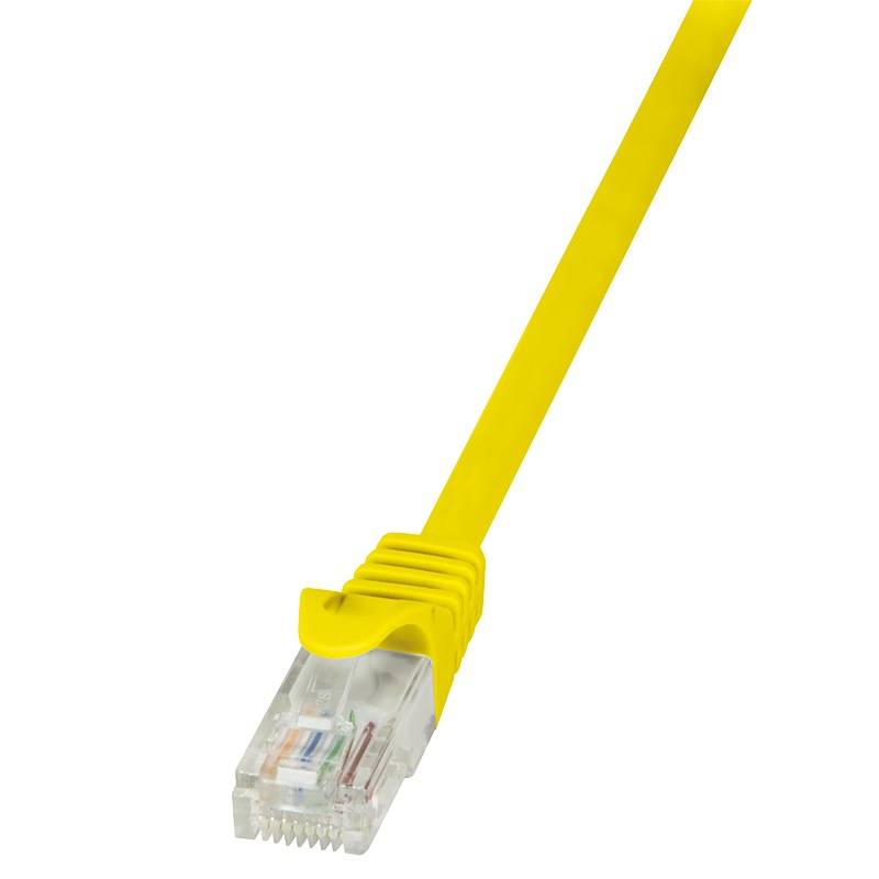 Logilink PATCH CORD UTP Cat6, cupru-aluminiu, 0.5 m, galben, AWG24, CP2027U