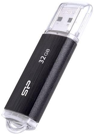 SILICON POWER USB Flash Drive SP, Ultima U02, 2.0, 32GB, Negru, SP032GBUF2U02V1K