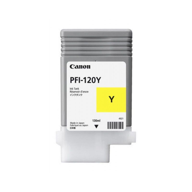 Canon Cartus Cerneala Original Yellow, PFI-120Y pentru IPF TM-200|TM-205|TM-300|TM-305, 2888C001AA