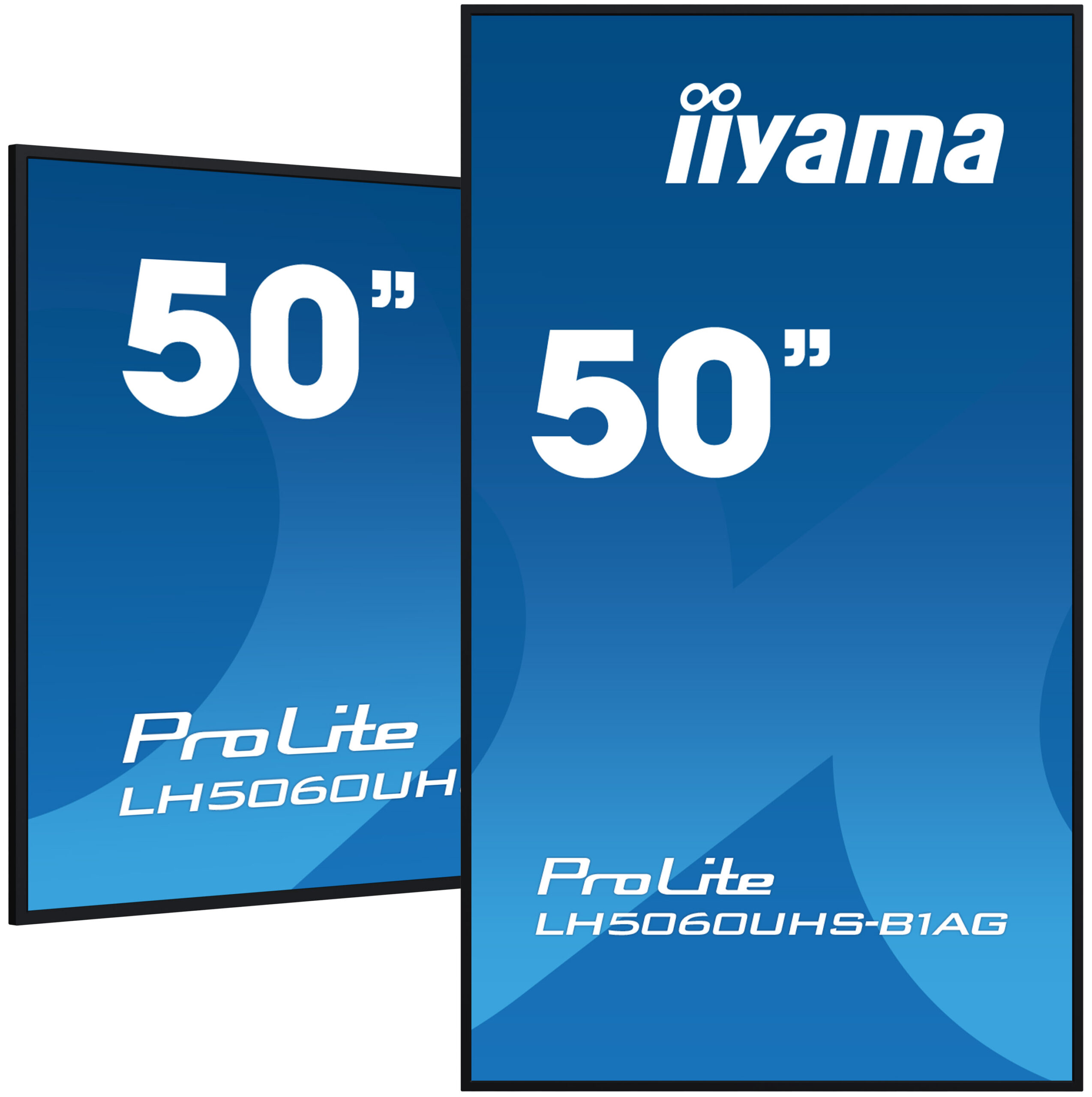 Iiyama LFD 50 4K UHD professional digital signage 3840x2160 16:9 500 cd/m2 1200:1, LH5060UHS-B1AG