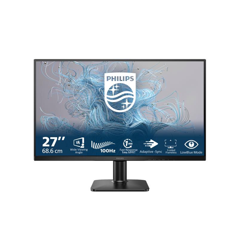 PHILIPS Monitor Consumer, 27", 1920 x 1080 pixeli, Black, 27E2N1100L/00