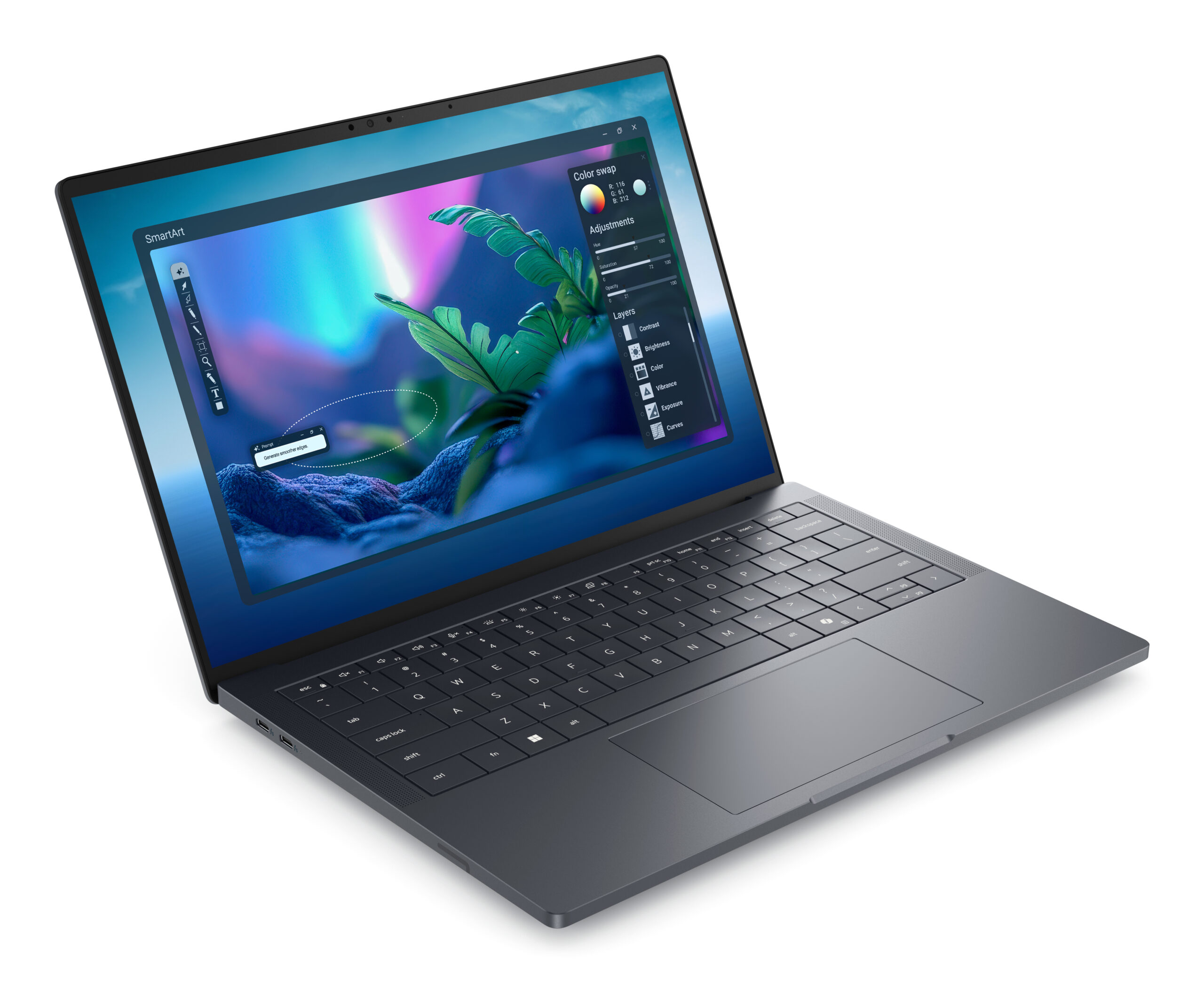 Dell DL MA14250 FHD+ U7-265H 32 1 PRO2000 WP, BTO104_MA14250_EMEA - imagine 2