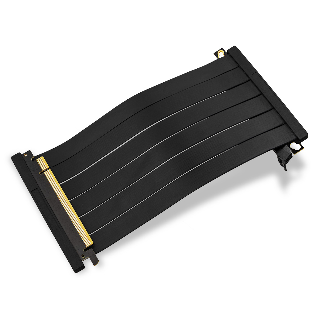 PCCOOLER Riser Cable "RC185" PCI-E 3.0, 185mm, negru, RC185 BK 4.0