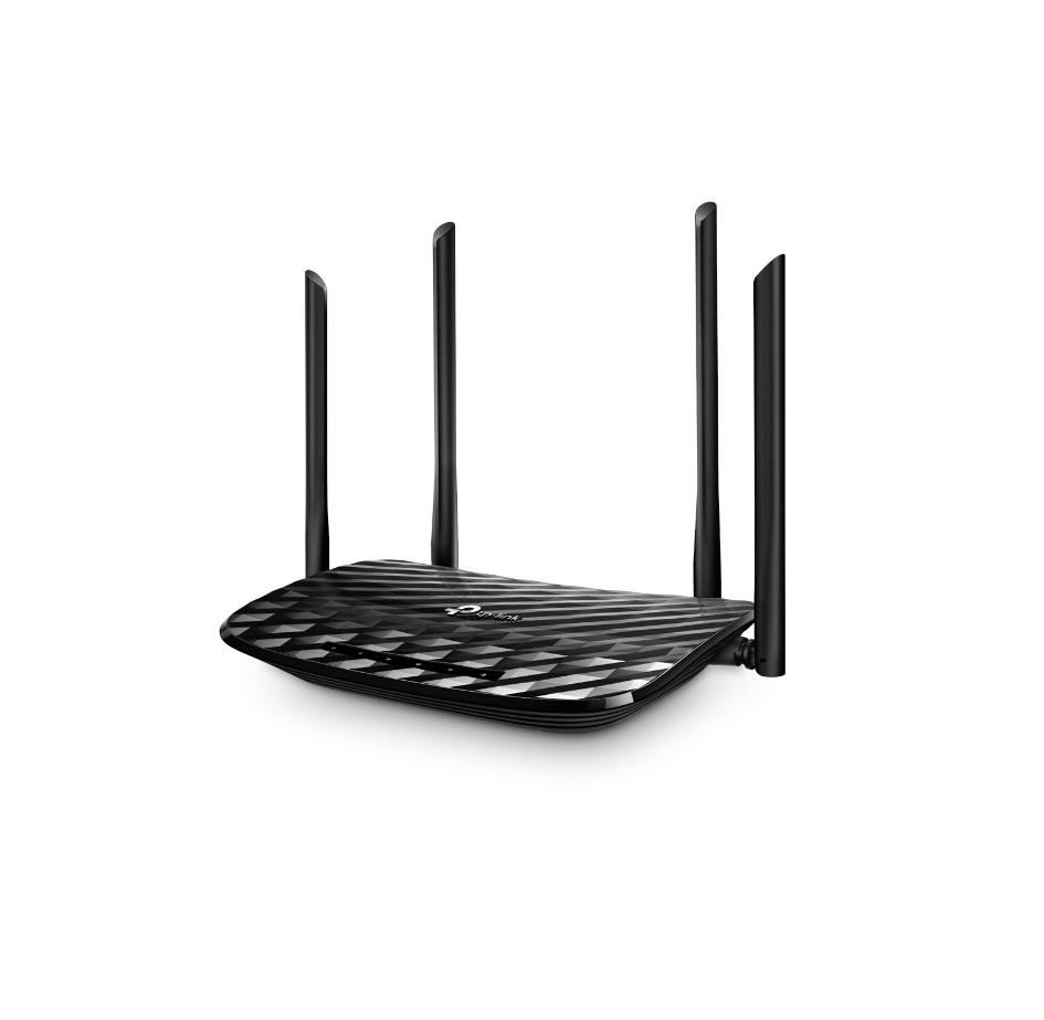 TP-LINK Router Wireless, AC1200, Wi-Fi 5, Dual-Band, Gigabit, ARCHER C6