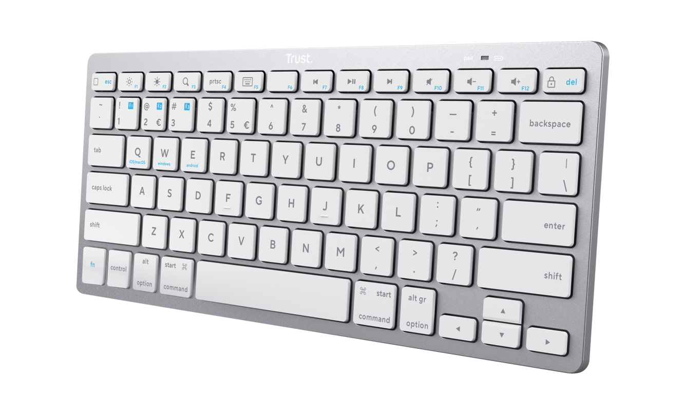 Trust Tastatura Wireless, alb, TR-24651