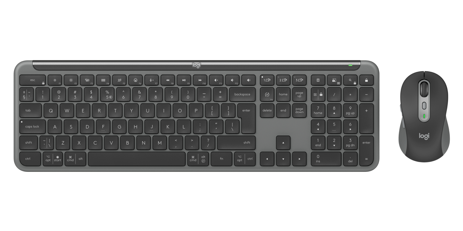Logitech Signature Slim Combo MK950 for Business - GRAPHITE - US INTL - 2.4GHZ/BT, 920-012508 - imagine 6
