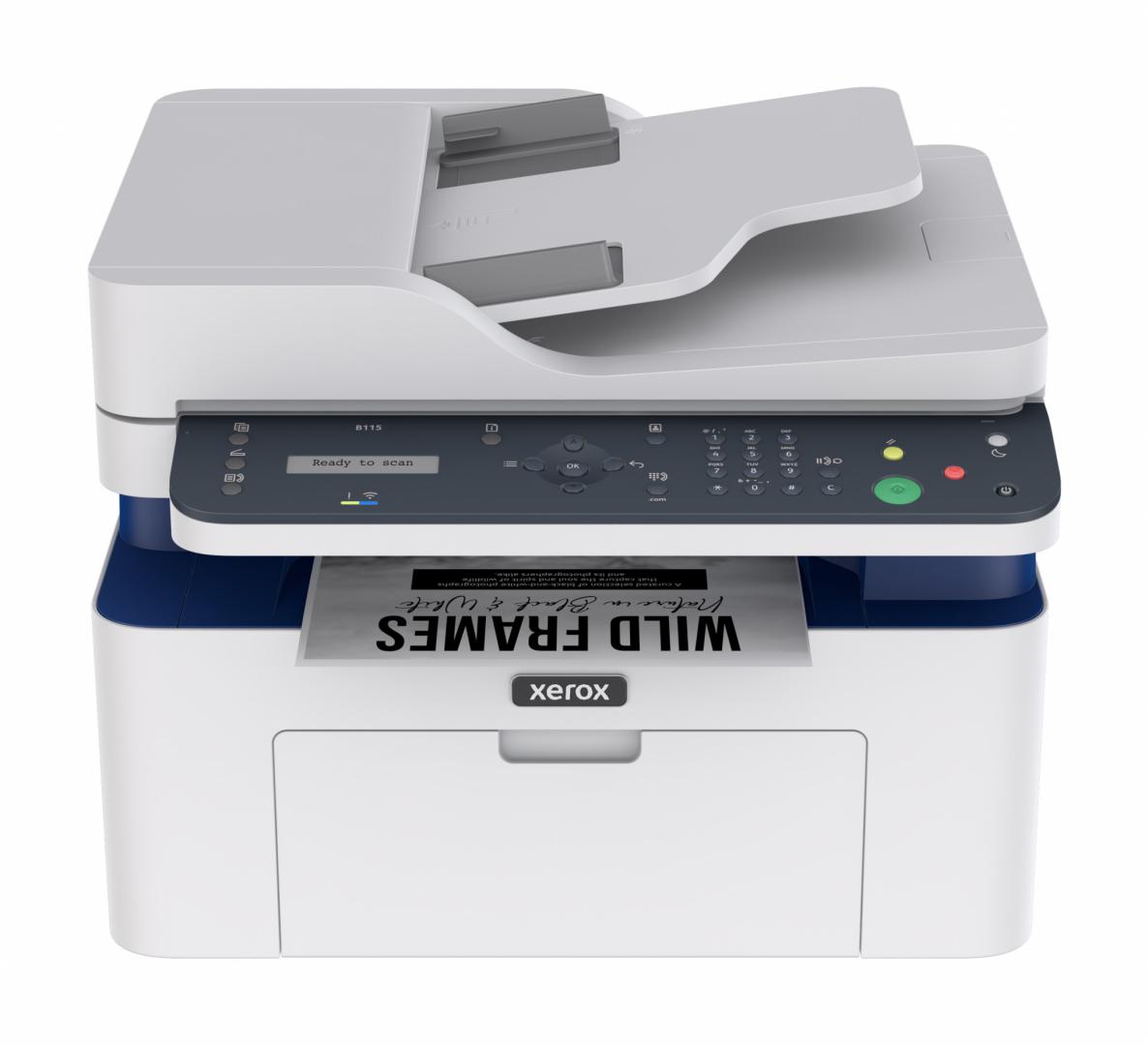 XEROX Multifunctional laser B115, format A4, Monocrom, USB/LAN/Wi-Fi, B115V_NI