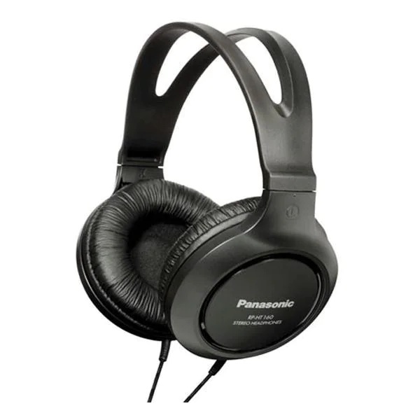 Panasonic Closed type digital monitoring headphones, speakers with a diameter of 30 mm, RP-HT161E-K