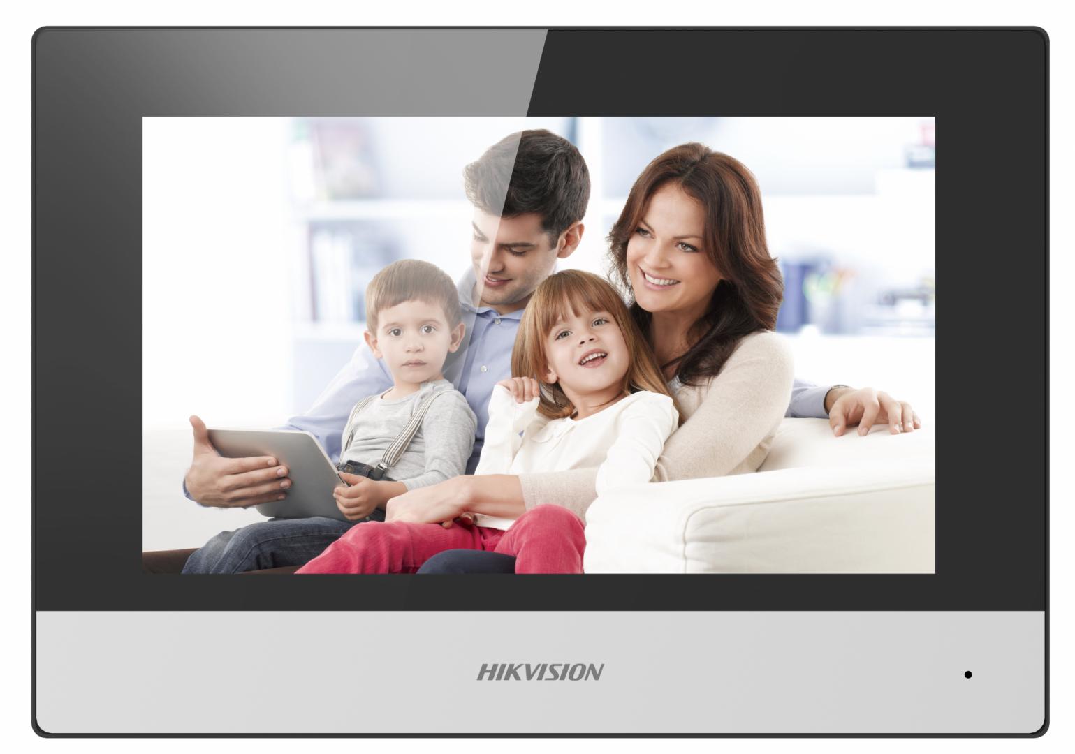 HIKVISION Monitor videointerfon WIFI modular 7 color;ecran LCD 7 color cu touch, DS-KH6320-WTE1/EU
