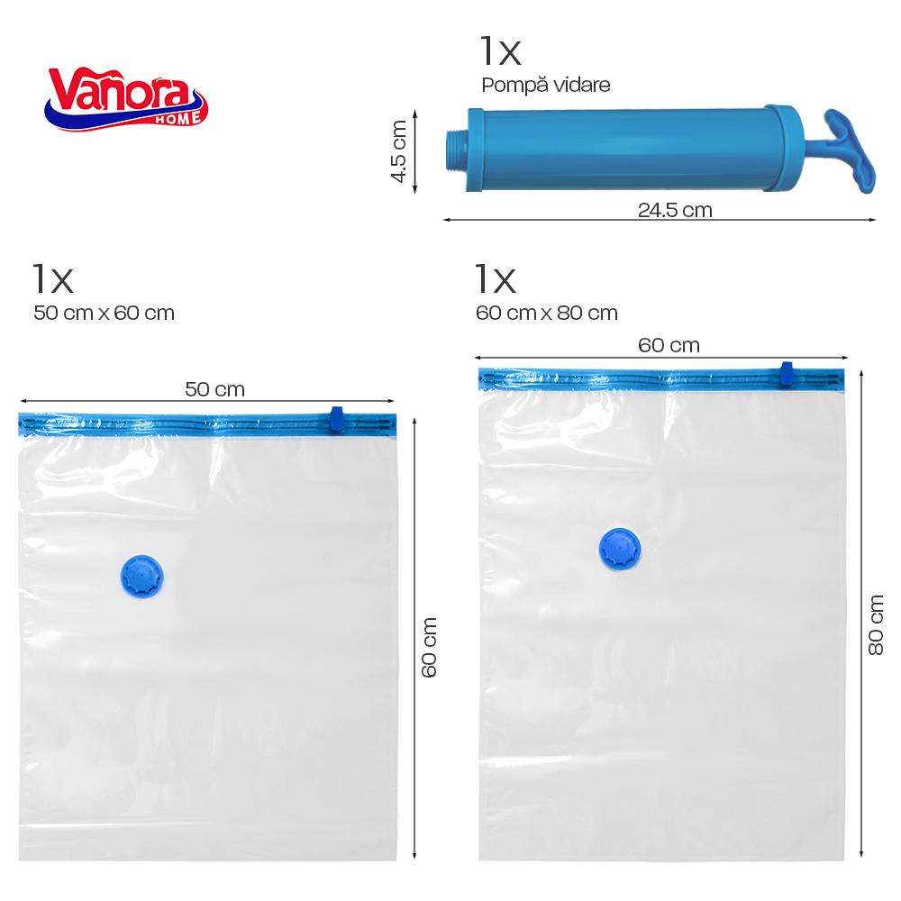 VANORA SET 3 PIESE PENTRU VIDARE CU POMPA, VANORA HOME, VN-YMJ-3ST - imagine 3