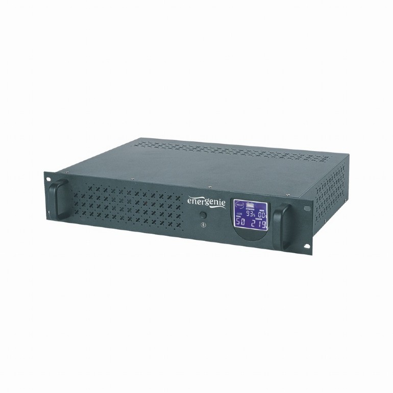 Gembird UPS Line Int. cu sin. simulata, cu management, Rack 3U, LCD, 1500VA/900W, AVR, UPS-RACK-1500