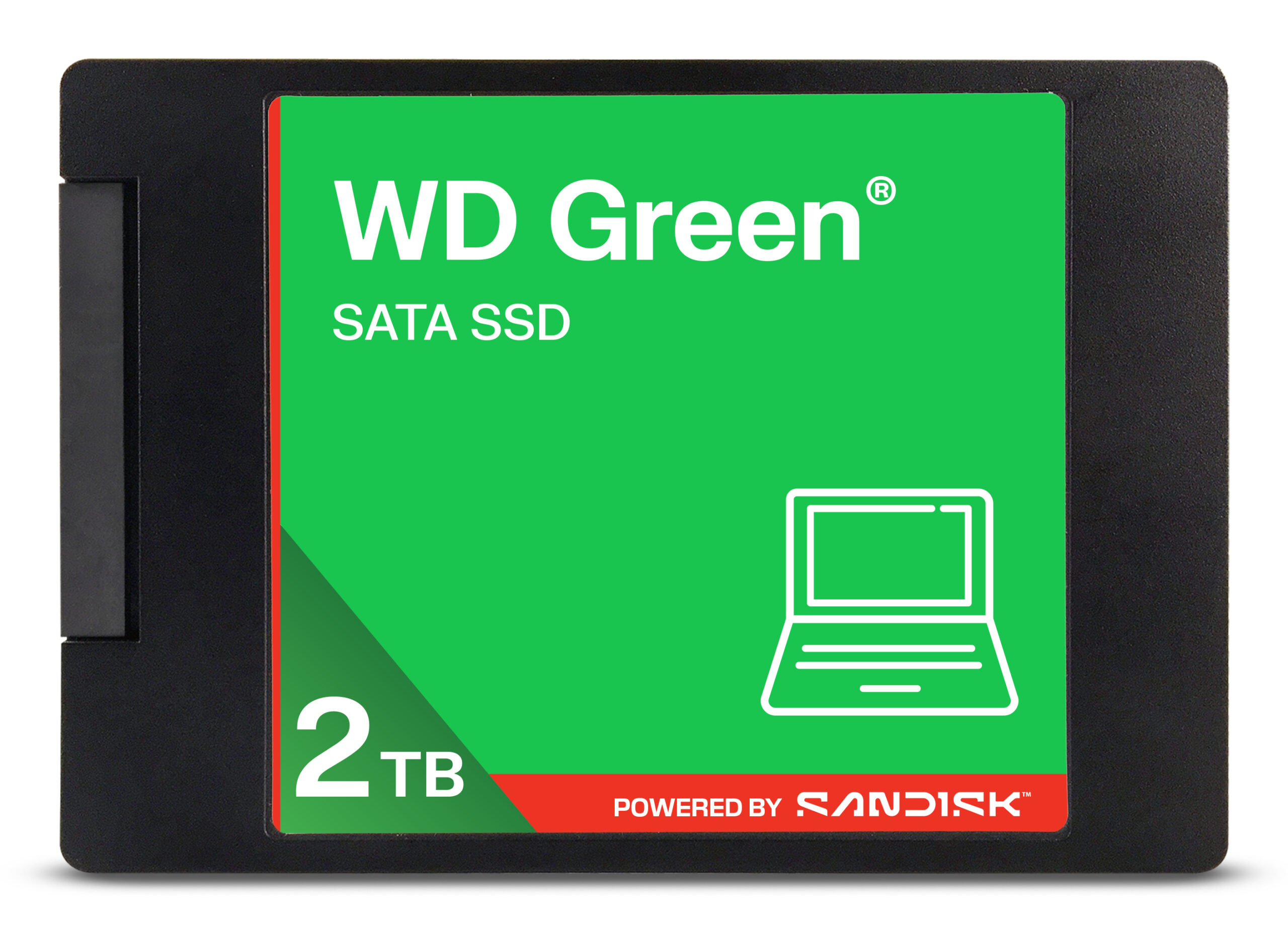 WD SSD Green 2TB SATA, 2.5", 7mm, Read: 545 MBps, WDS200T5G0A-00CPT0