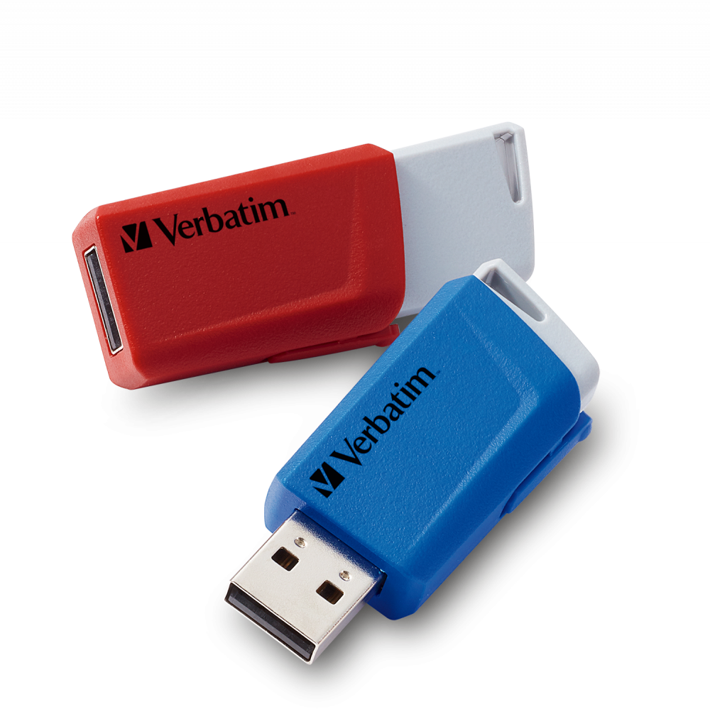 Verbatim MEMORIE USB StoreNClick 2X32GB USB 3.0 ROSU/NEGRU, 49308