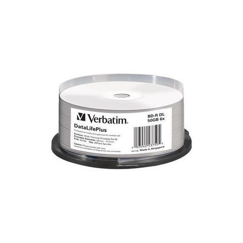 Verbatim BD-R 50GB, VITEZA 6X, DOUBLE LAYER SURFACE HARD COAT, SPINDLE, 25 BUC, 43750