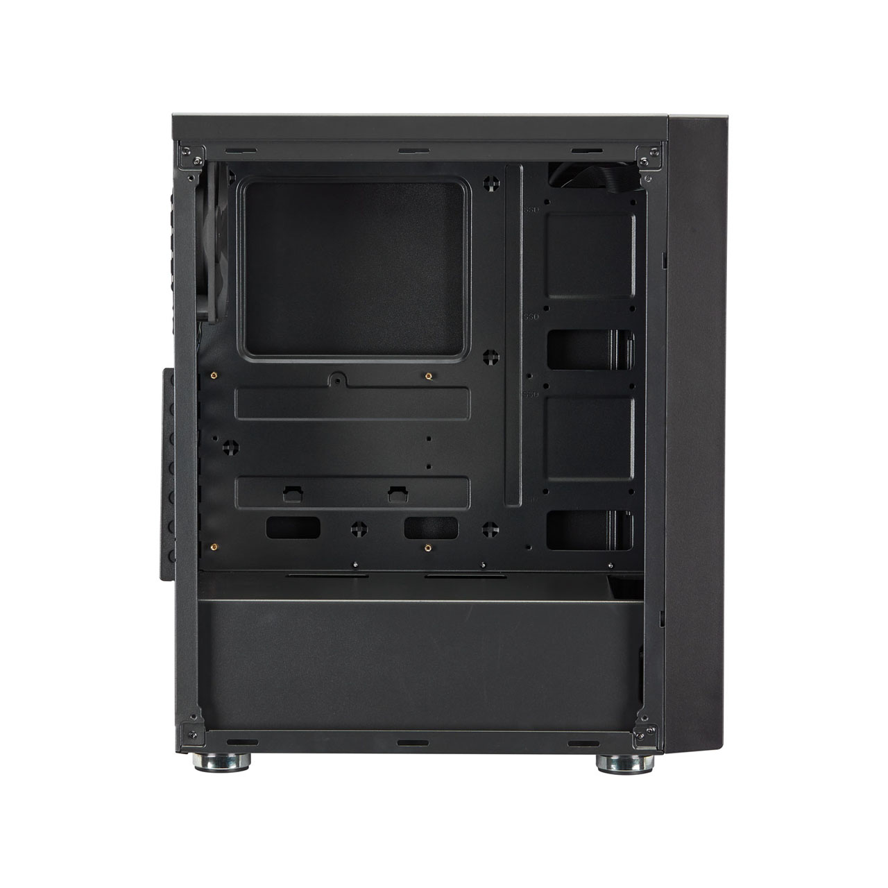 Fortron CARCASA Middle Tower, ATX, fara sursa, plexiglas transparent, fan x 1, USB 2.0 x 2, CMT151 - imagine 5
