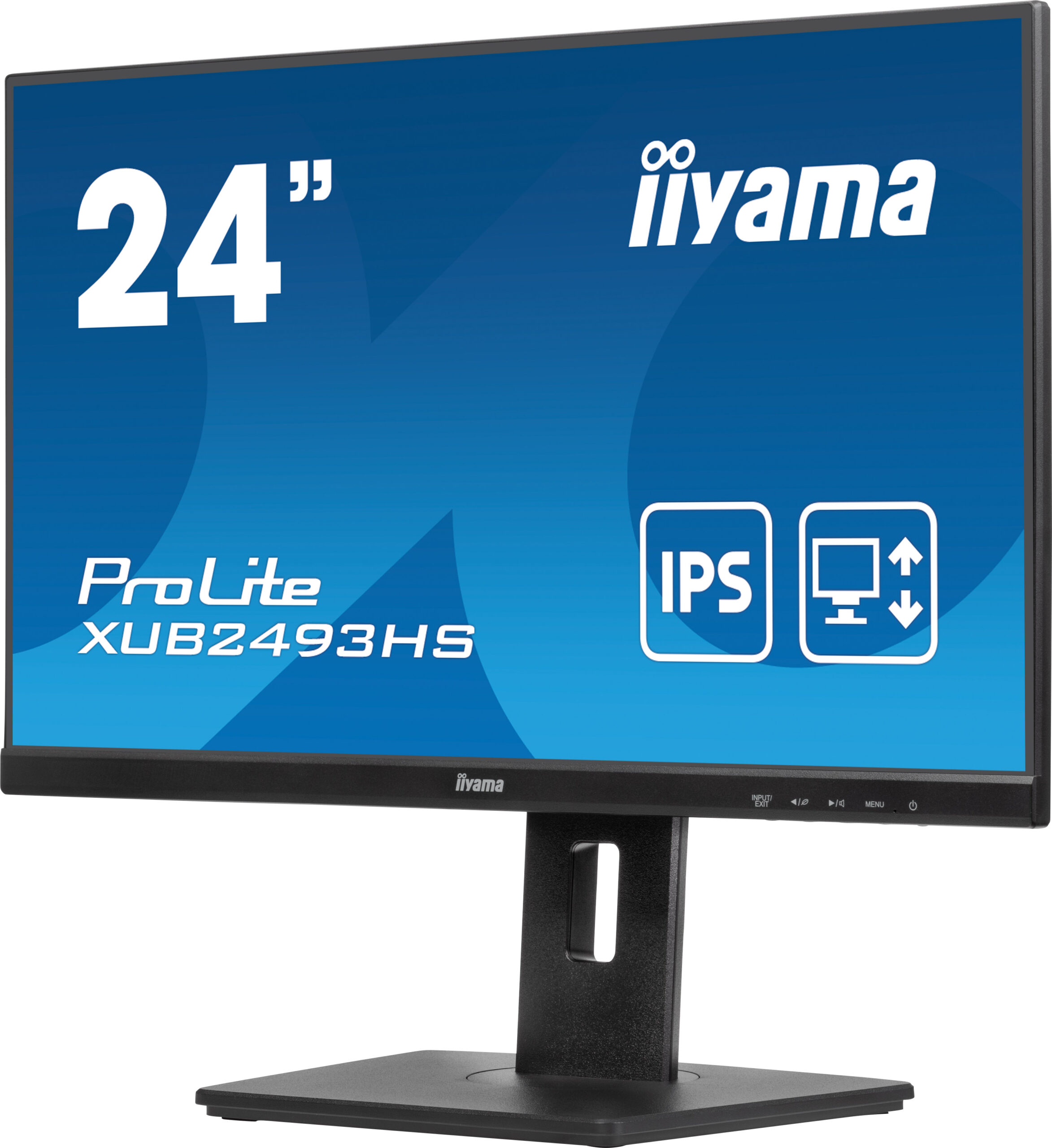 Iiyama 24inch ETE IPS-panel 1920x1080 100Hz 250cd/m Speakers HDMI DisplayPort, XUB2493HS-B6 - imagine 4
