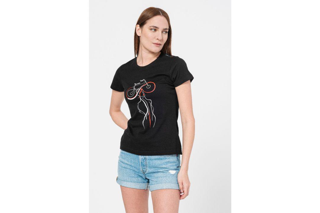 PEGAS TSHIRT CASUAL F DOAMNA CU... BLACK-L, PS2122-01-1-BDCB-L