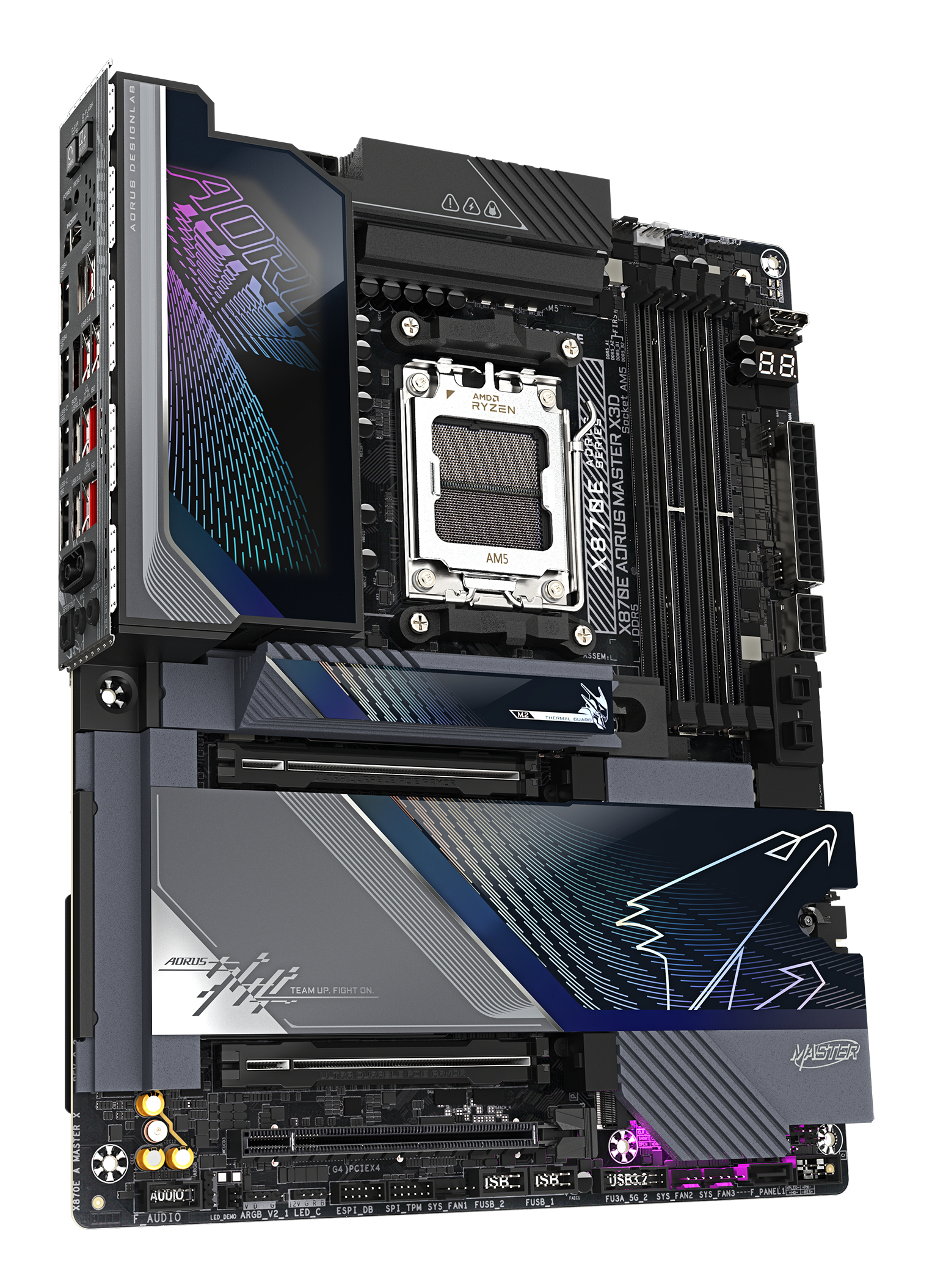 Gigabyte X870E AORUS MASTER X3D", X870E A MASTER X - imagine 4