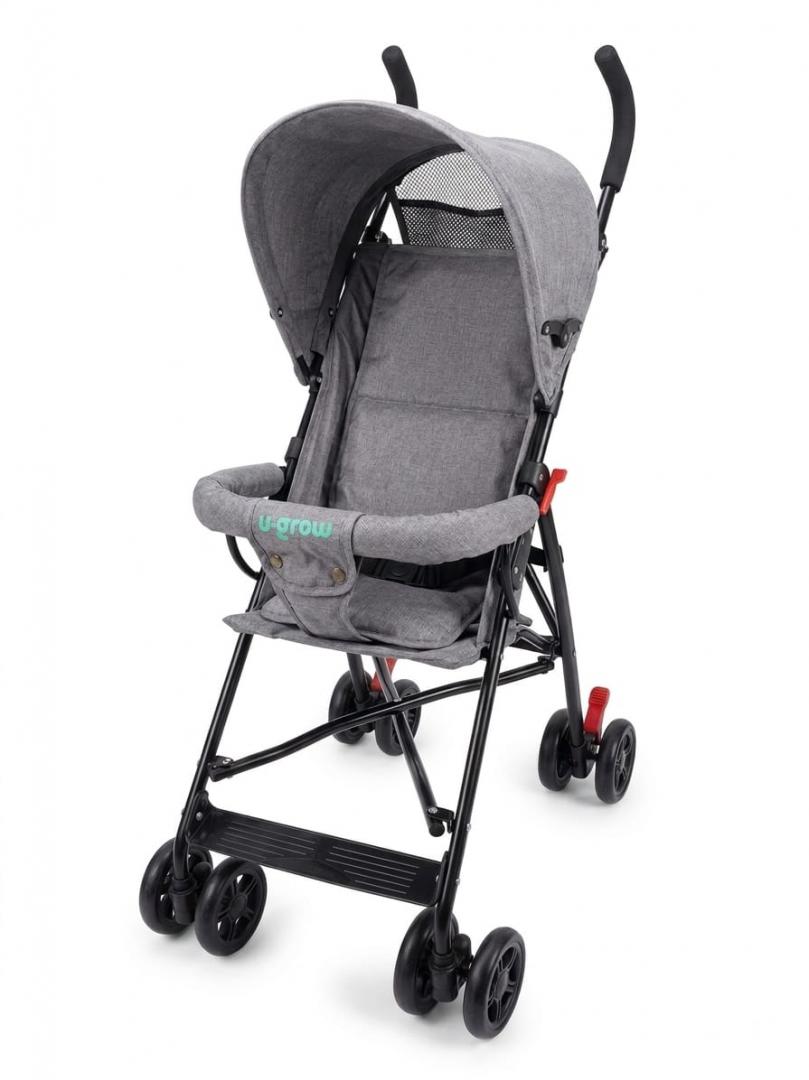 U-GROW Carucior sport, pliere tip umbrela, gri, UG-UMB01-GREY