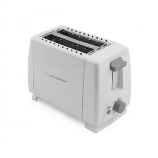 Esperanza Prajitor de paine Caprese 600W Alb, EKT001
