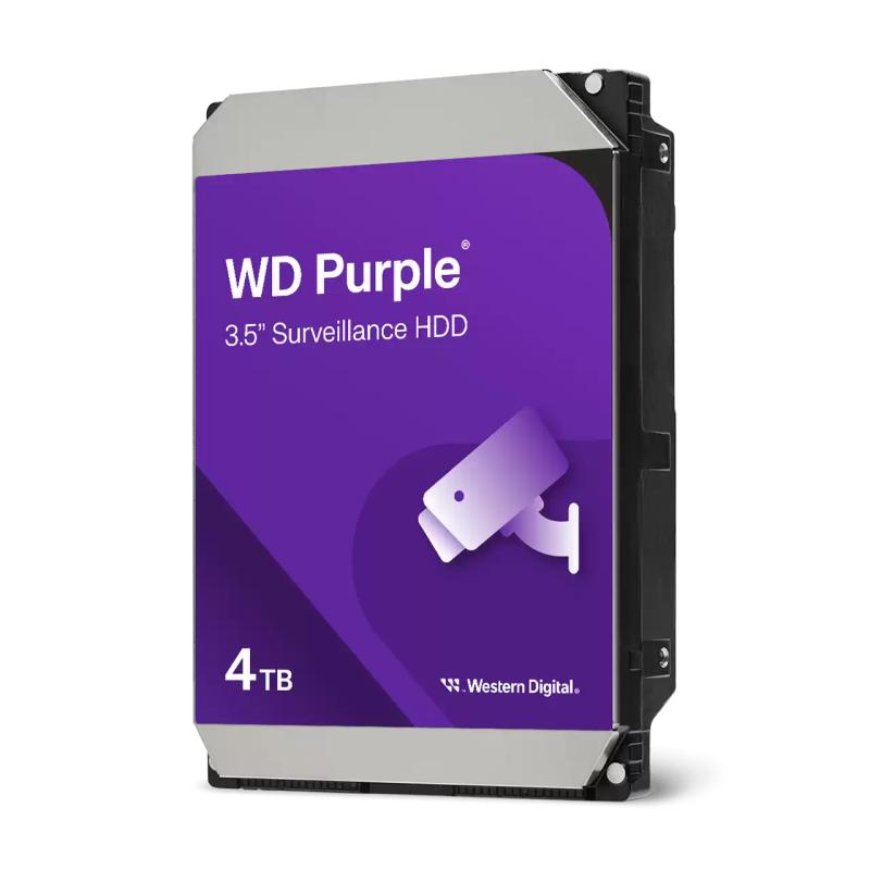 WD HDD Surveillance Purple, 4TB, 5400RPM, 128MB, SATA III, WD44PURZ