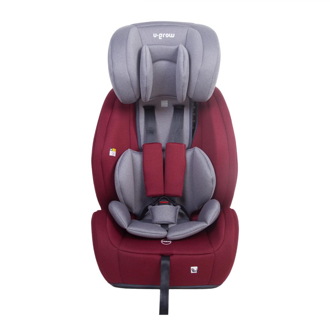 U-GROW Scaun auto 76-150CM(15M-12Y), R129, isofix si top tether, rosu, UG-302IS-RD - imagine 4