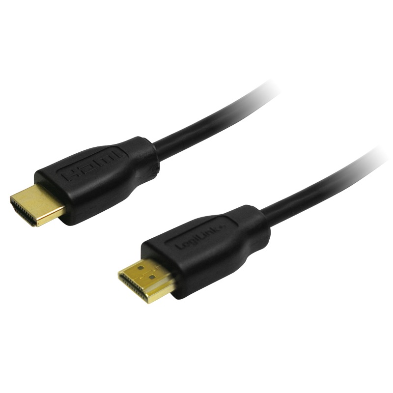 Logilink CABLU video, HDMI (T) la HDMI (T), 0.5m, conectori auriti, rezolutie maxima 4K UHD, CH0005