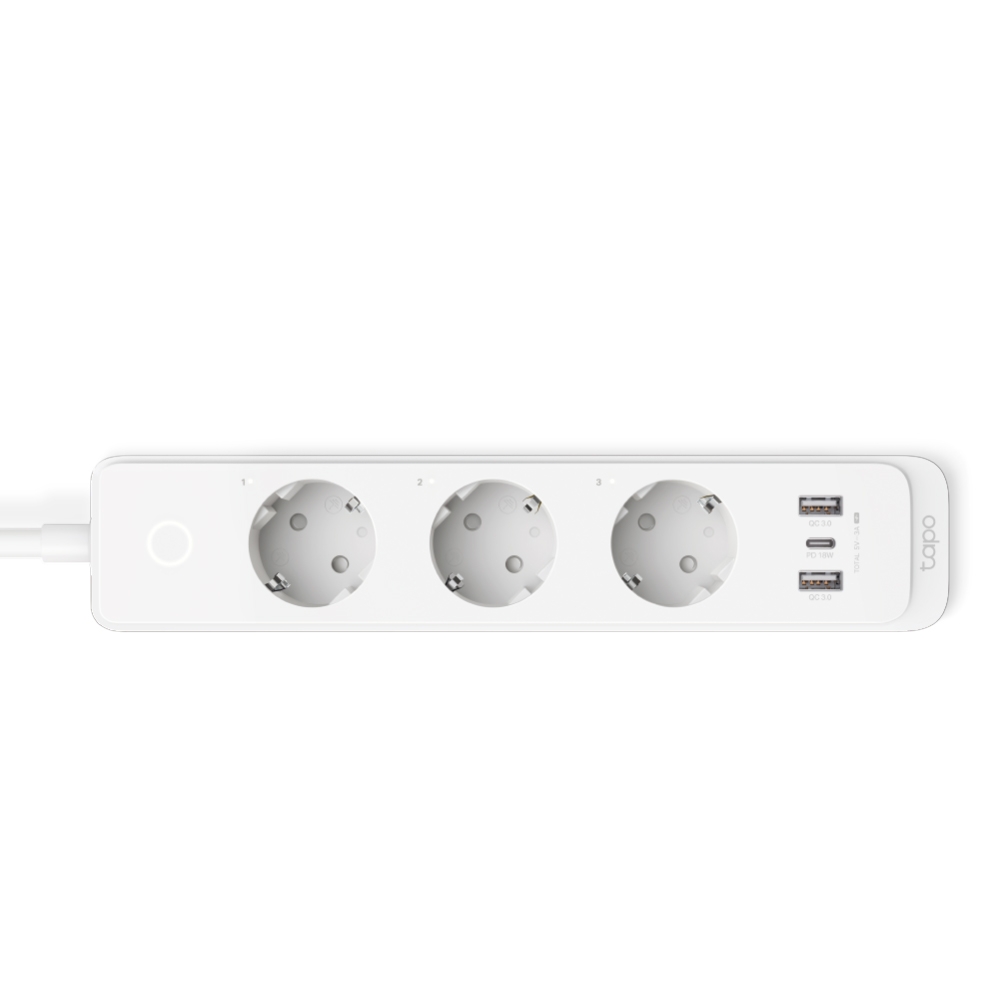 Tp-Link PRELUNGITOR inteligent, Schukox3, USB x 2, USB Type-C x 1, lung cablu, Tapo P300