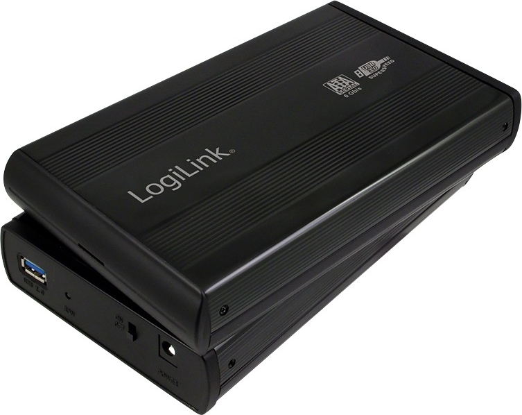 Logilink RACK extern, extern pt. HDD, 3.5 inch, S-ATA, interfata PC USB 3.0, aluminiu, negru, UA0107