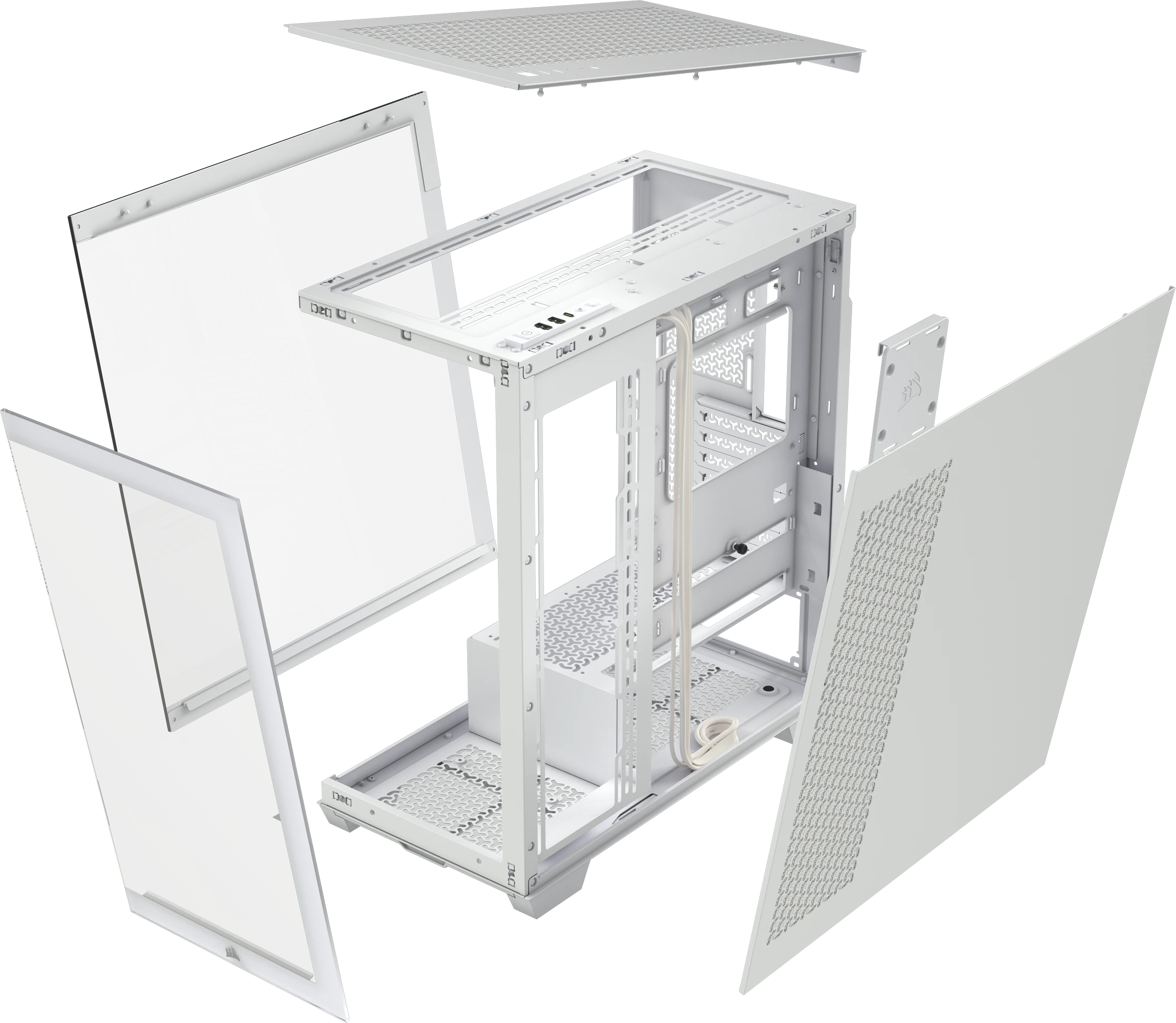Corsair Carcasa 3500X, Mid-Tower, ATX, Alb, CC-9011277-WW - imagine 6