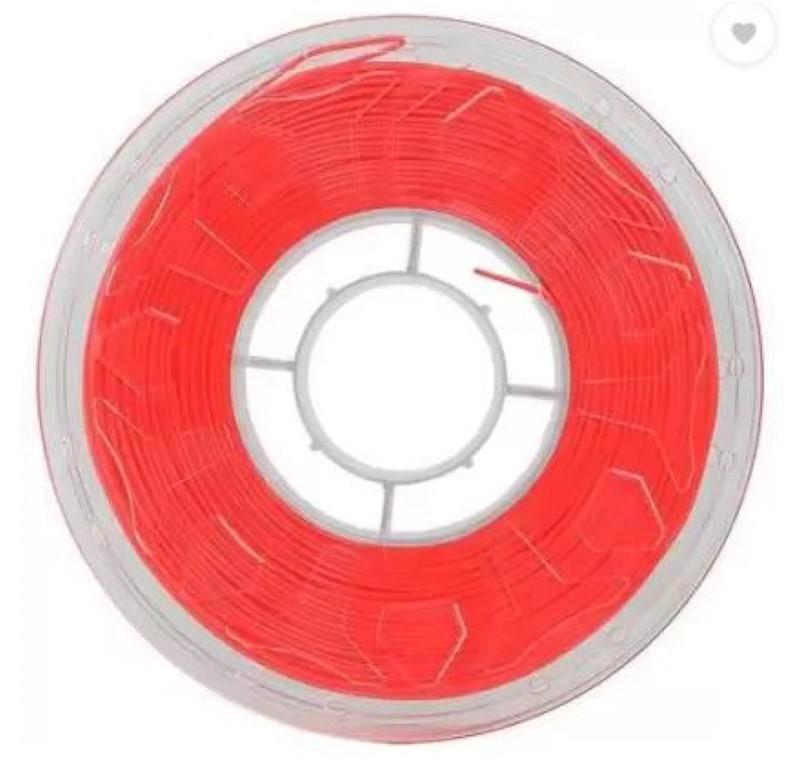 CREALITY CR PLA 3D Printer Filament, fluorescent red, 1KG, Printing temperature, CR-PLA FL RED