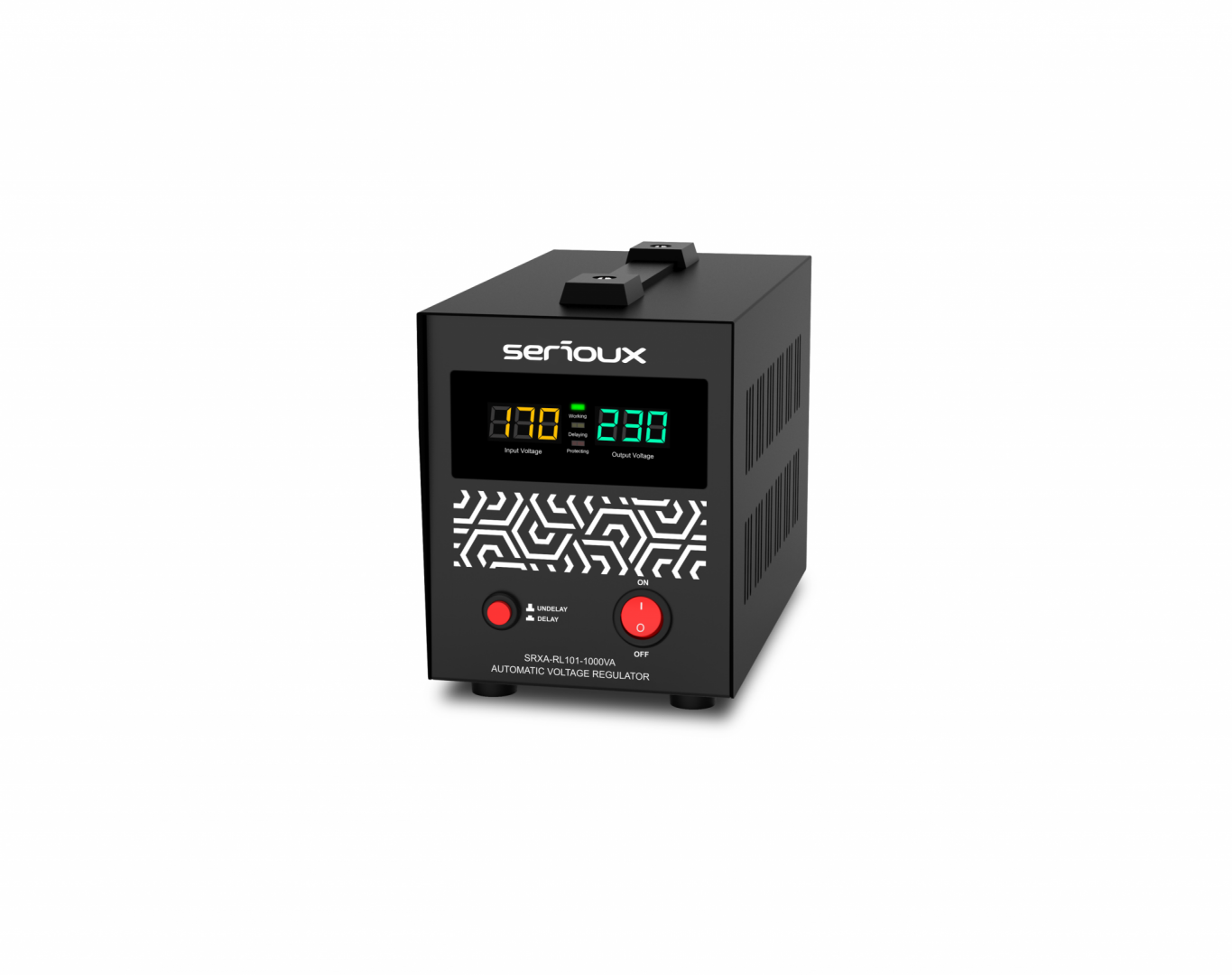 SERIOUX Stabilizator de tensiune Relay 101-1000VA, putere 1000VA/600W, tip releu, SRXA-RL101-1000VA